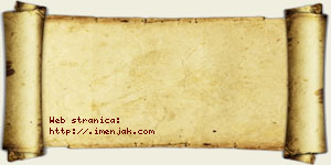 Andjelina Kljajić vizit kartica